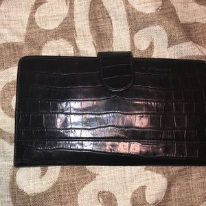 Nordstrom genuine leather large wallet